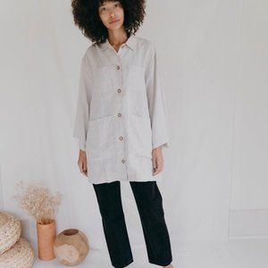 Esby Apparel Noah Workshirt in Tanstone, Size Small